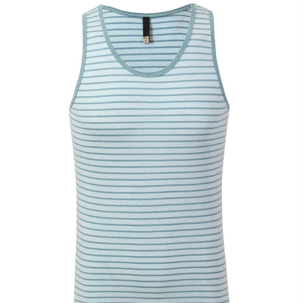 Hawk's Bay Men's Two Toned Striped Tank Top Mint